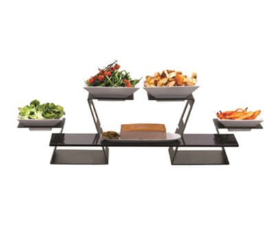 Rosseto SK034 7 Piece Black Metal Square Swan Riser Starter Kit
