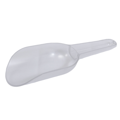 Rosseto GDM002 8 Oz. Clear Round Bottom Polycarbonate Scoop