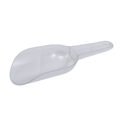 Rosseto GDM002 8 Oz. Clear Round Bottom Polycarbonate Scoop