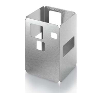 Rosseto D61877 6" W Stainless Square Steel with Protective Coating Display Riser