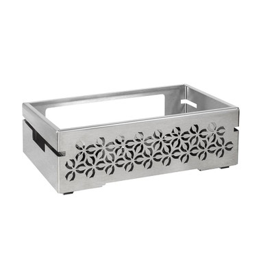 Rosseto SM259 Brushed Stainless Steel Iris Multi-Chef Chafing Base