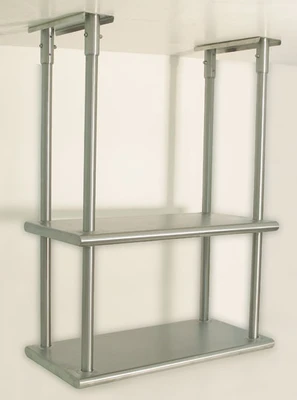 Advance Tabco DCM-18-48 48" W x 18" D Stainless Steel Double Shelf