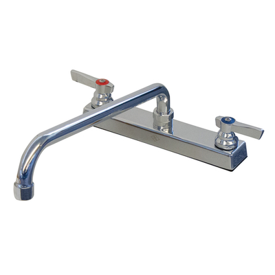 Advance Tabco K-129 8&quot; Centers Deck Mounted Heavy Duty Faucet