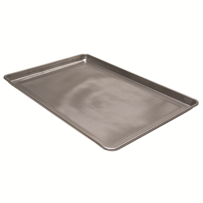 Advance Tabco 18-8P-26-X 26&quot; W x 1&quot; H x 18&quot; D 18 Gauge Aluminum Full Size Perforated Special Value Bun Pan