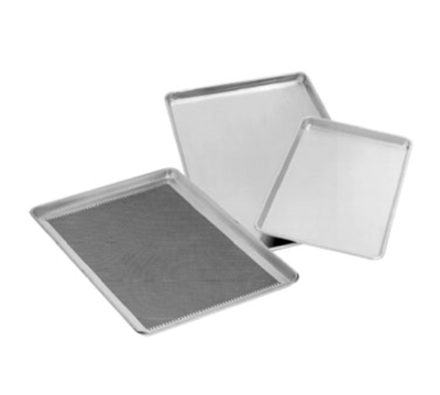 Advance Tabco 18-8A-13 18&quot; W x 1&quot; H x 13&quot; D 18 Gauge Aluminum Half Size Bun Pan (Case of 12)