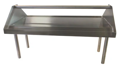 Advance Tabco DTA-79S Table Mounted Double Sided Slant Solid Base Rack Sorting Shelf