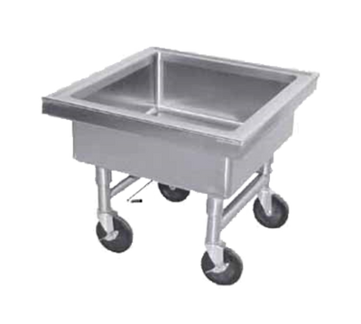 Advance Tabco 9-FSS-20 20" H x 24" W x 24" D Stainless Steel Portable Soak Sink