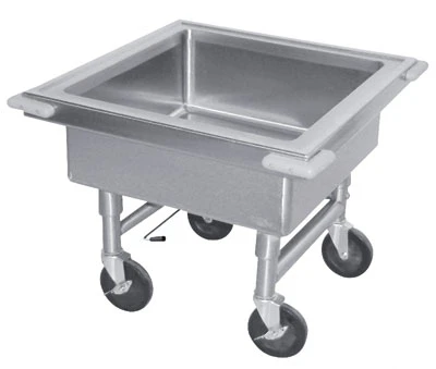 Advance Tabco 9-FSS-20 20" H x 24" W x 24" D Stainless Steel Portable Soak Sink