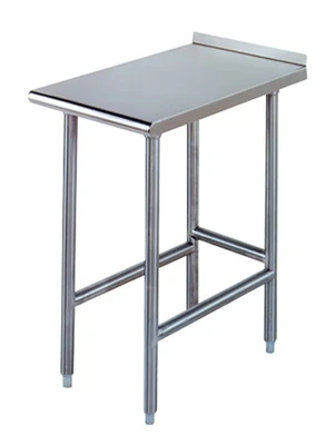 Advance Tabco TFMS-122 12" W x 24" D Stainless Steel 16 Gauge Equipment Filler Table