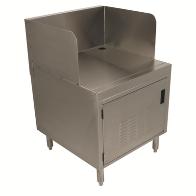 Advance Tabco PRPOS-18-DR 18" W x 25" D x 36" H 20 Gauge 300 Stainless Steel Prestige Underbar Point Of Service Cabinet