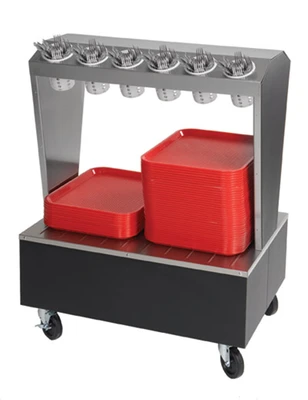 Advance Tabco BSWS-B Stainless Steel Open Silverware Stand