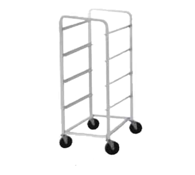 Advance Tabco LR6 6 Lugs All Welded Aluminum Full Height Curved Top Lug Cart