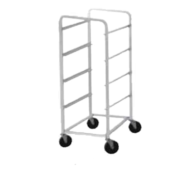 Advance Tabco LR6 6 Lugs All Welded Aluminum Full Height Curved Top Lug Cart