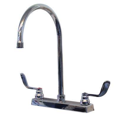 Advance Tabco K-134 8&quot; Centers Deck Mounted Heavy Duty Faucet