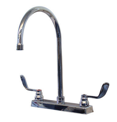 Advance Tabco K-134 8" Centers Deck Mounted Heavy Duty Faucet