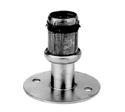 Advance Tabco TA-19 Stainless Steel Flanged Bullet Foot Insert