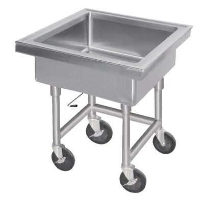 Advance Tabco 9-FMS-20 34" H x 24" W x 24" D Stainless Steel Portable Soak Sink