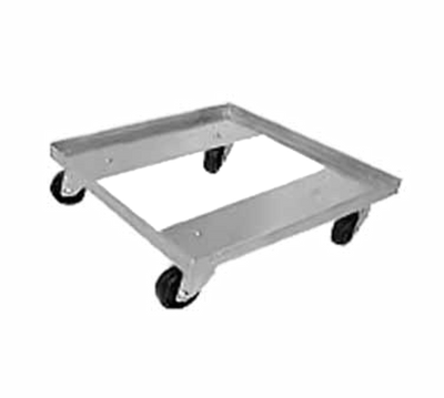 Advance Tabco GRD-1 Aluminum Single Track without Handle Glass Rack Dolly