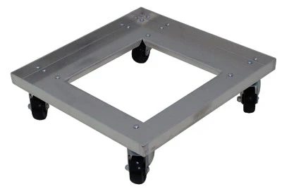 Advance Tabco GRD-1 Aluminum Single Track without Handle Glass Rack Dolly