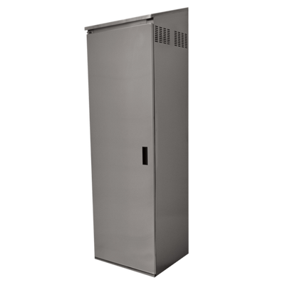 Advance Tabco CAB-1 25.19&quot; W x 22.75&quot; D x 84&quot; H 430 Stainless Steel Single Door Free Standing Cabinet