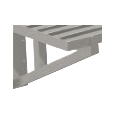 Advance Tabco TA-26-21 Weld Shelf Brackets to Dt21- Series Slotted Wall Shelves