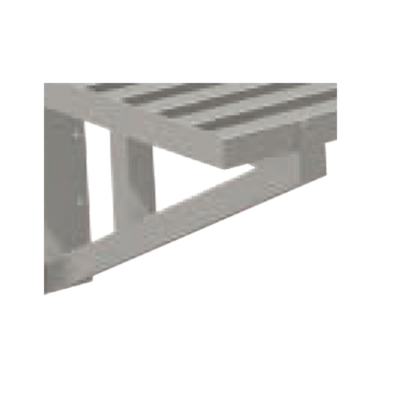 Advance Tabco TA-26-21 Weld Shelf Brackets to Dt21- Series Slotted Wall Shelves