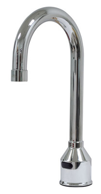 Advance Tabco K-180 Single Hole Deck Mounted Hands Free 3.5" Gooseneck Electronic Faucet
