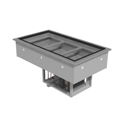Advance Tabco DIRCP-3 3 Pans Stainless Steel Drop-In Refrigerated Cold Pan - 115 Volts