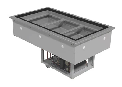 Advance Tabco DIRCP-3 3 Pans Stainless Steel Drop-In Refrigerated Cold Pan - 115 Volts