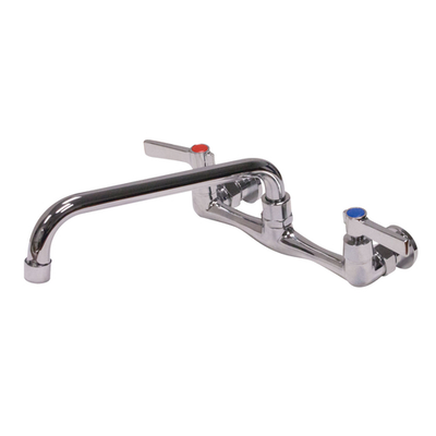 Advance Tabco K-1 8" OC 12" Spout Splash Mounted Faucet