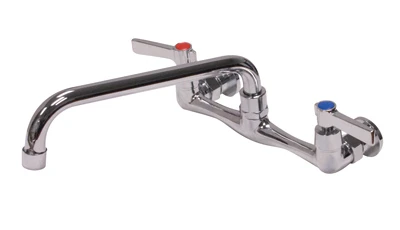 Advance Tabco K-1 8" OC 12" Spout Splash Mounted Faucet