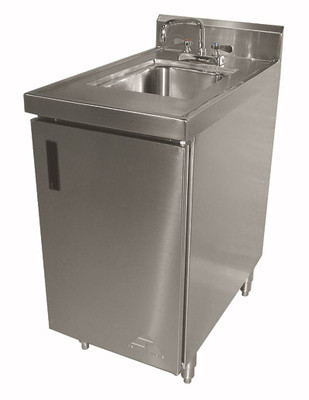 Advance Tabco SHK-180 18" W x 40.5" H x 35" D Freestanding Sink Cabinet