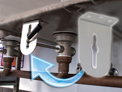 Advance Tabco K-4 Support Bracket for Lever Waste Drain Handle