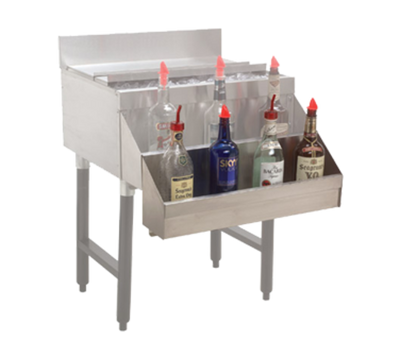 Advance Tabco SR-30H 30" W Stainless Steel Single Underbar Basics Add-On Speed Rail