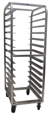 Advance Tabco PDB14 Aluminum End Loading Counter Height Pizza Dough Box Rack