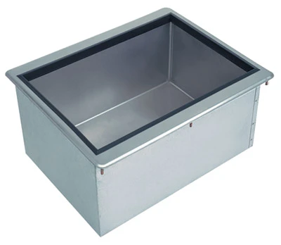 Advance Tabco D-24-IBL 50 Lbs. Stainless Steel Drop-In Ice Bin