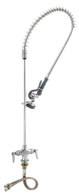 Advance Tabco K-115 Single Hole Deck Mounted T&amp;S Pre-Rinse Faucet