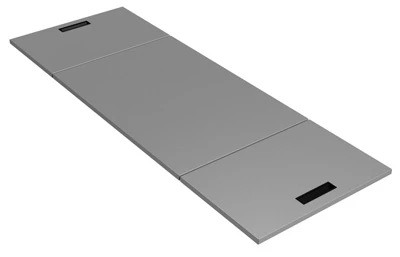 Advance Tabco HC-4 20 Gauge Stainless Steel Hinge-Style Cover for 4 Well Cold Food Tables