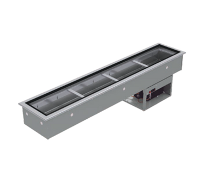 Advance Tabco DISLRCP-4 4 Pans Stainless Steel Drop-In Slim Series Cold Food Well Unit - 115 Volts