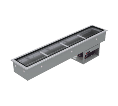 Advance Tabco DISLRCP-4 4 Pans Stainless Steel Drop-In Slim Series Cold Food Well Unit - 115 Volts