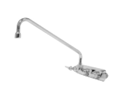 Advance Tabco K-111 8&quot; Splash Mounted T&amp;S Heavy Duty Faucet with 14&quot; Swing Spout