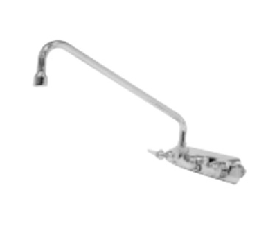 Advance Tabco K-111 8" Splash Mounted T&S Heavy Duty Faucet with 14" Swing Spout