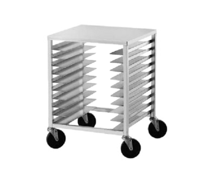 Advance Tabco PR10-3ST Aluminum End Loading Mobile 10 Full Size Pan Rack