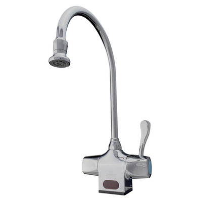 Advance Tabco K-186 Deck Mount Hands-Free Gooseneck Electronic Faucet Battery Option