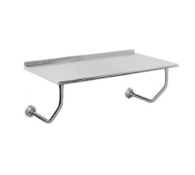 Advance Tabco FSS-W-248 96" W x 24" D Stainless Steel 14 Gauge Table