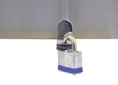 Advance Tabco TA-13 Padlock Compatible Lock for Drawers &amp; Hinged Doors