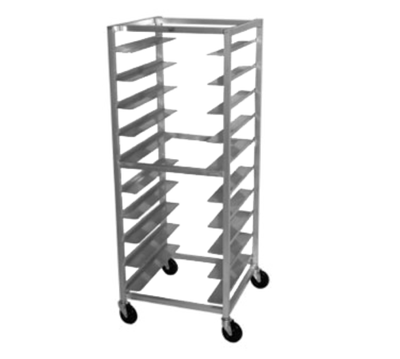 Advance Tabco OT20-3 26" W x 28" D x 69.25" H Aluminum Full Height Mobile Oval Tray Rack