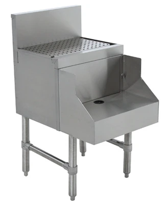 Advance Tabco PRDB-19-18 18" W x 25" D x 36" H Stainless Steel with 7" H Backsplash Prestige Blender Station