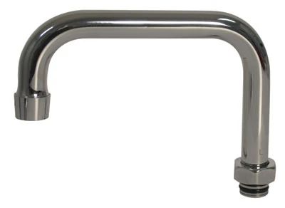 Advance Tabco K-211 8" Centers Splash Mounted Heavy Duty Faucet with Extra Long 18" Swing Spout