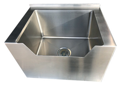 Advance Tabco 9-OP-40DF 25" W x 18.5" D x 16" H Stainless Steel Floor Mounted Mop Sink